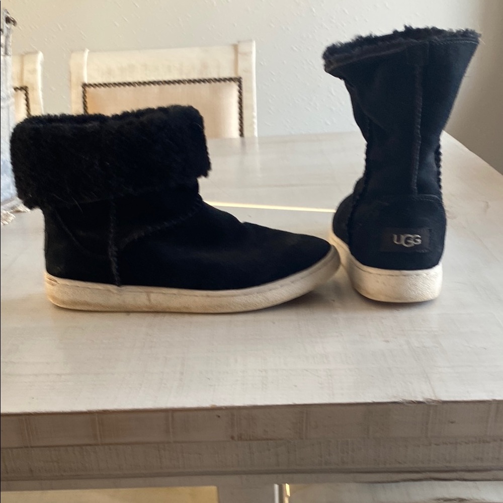 UGG Women's Black Suede Boots